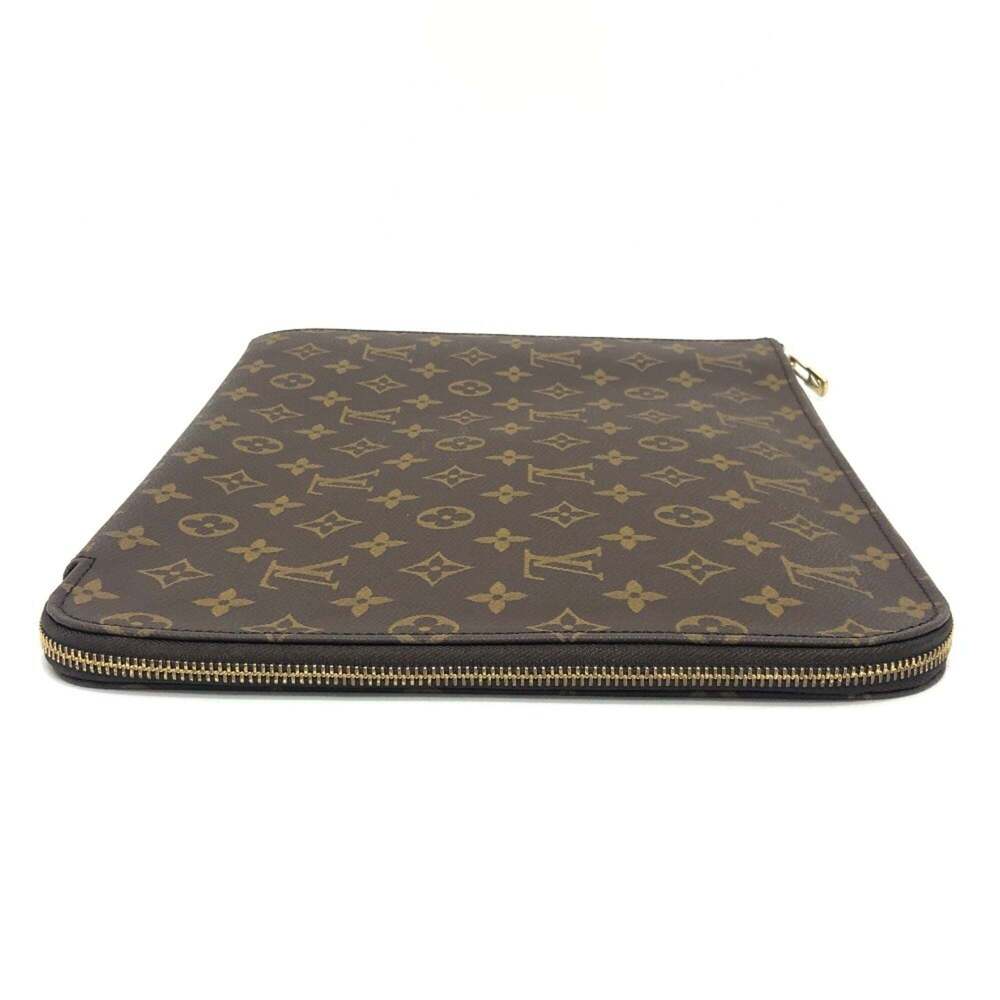 LOUIS VUITTON Authentic Brown Clutch Bag - Picture 4 of 9